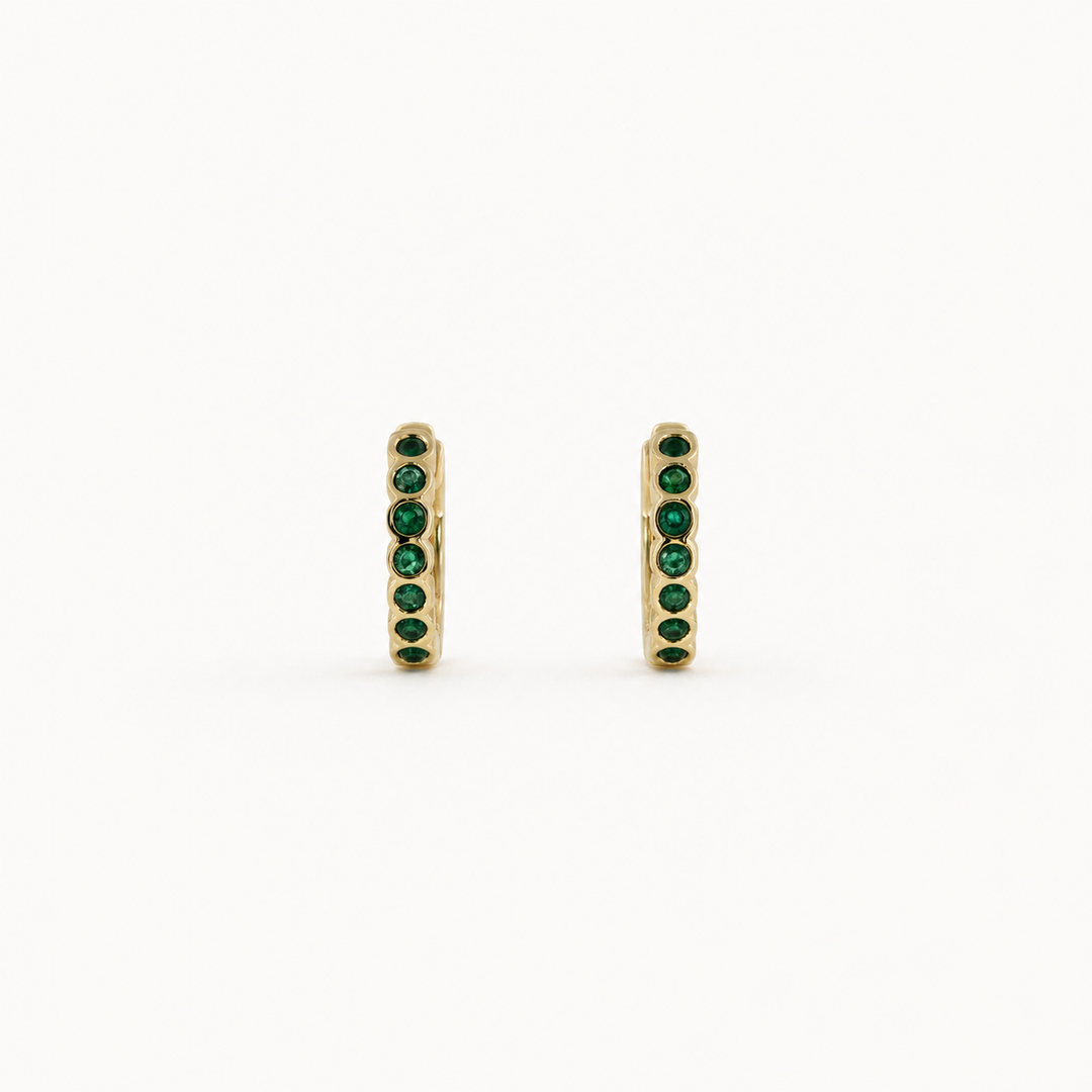 Emerald Line Huggie