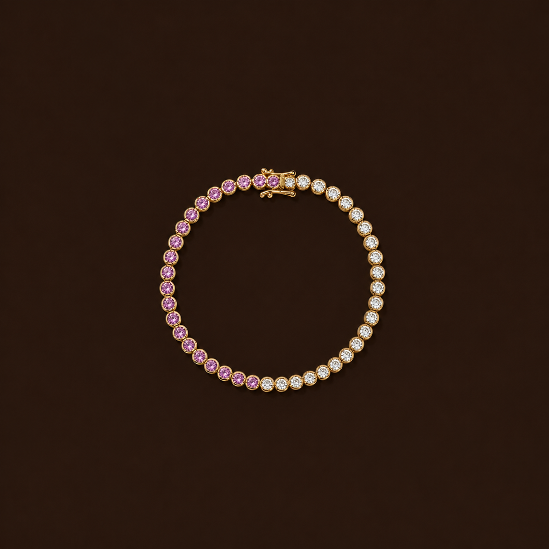 Adorala Duet Tennis Bracelet
