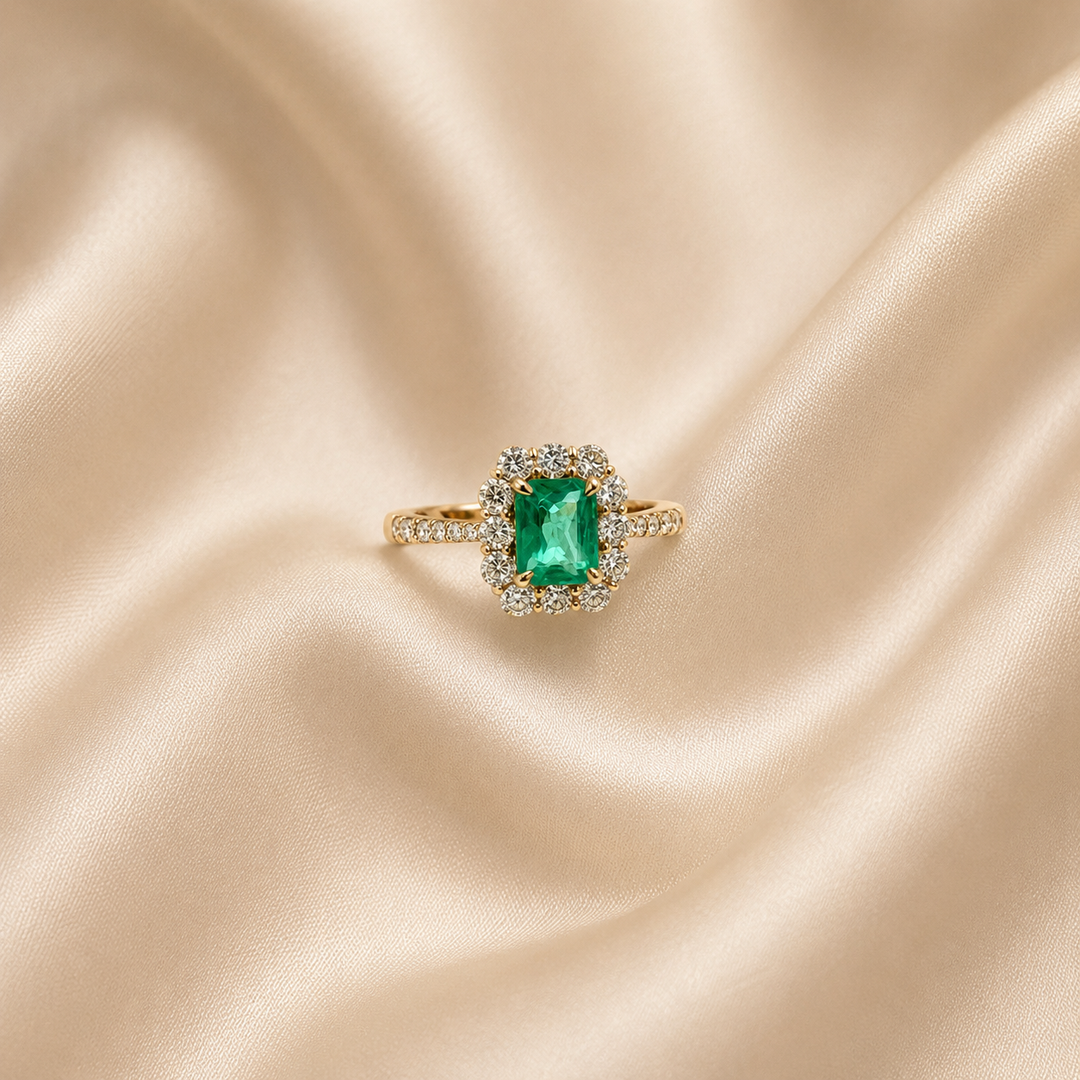 Verde Halo Ring