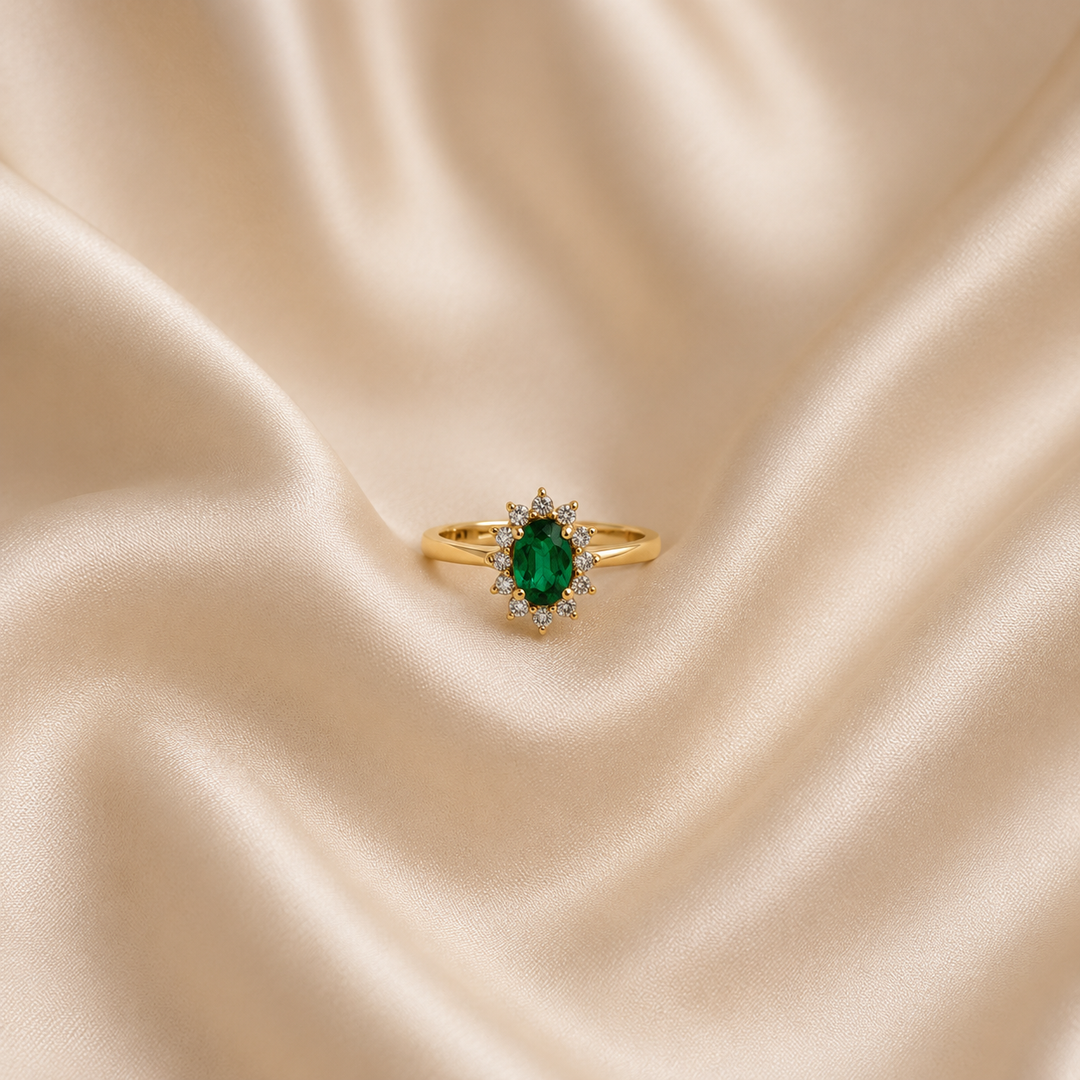 Isla Emerald Pinky Ring