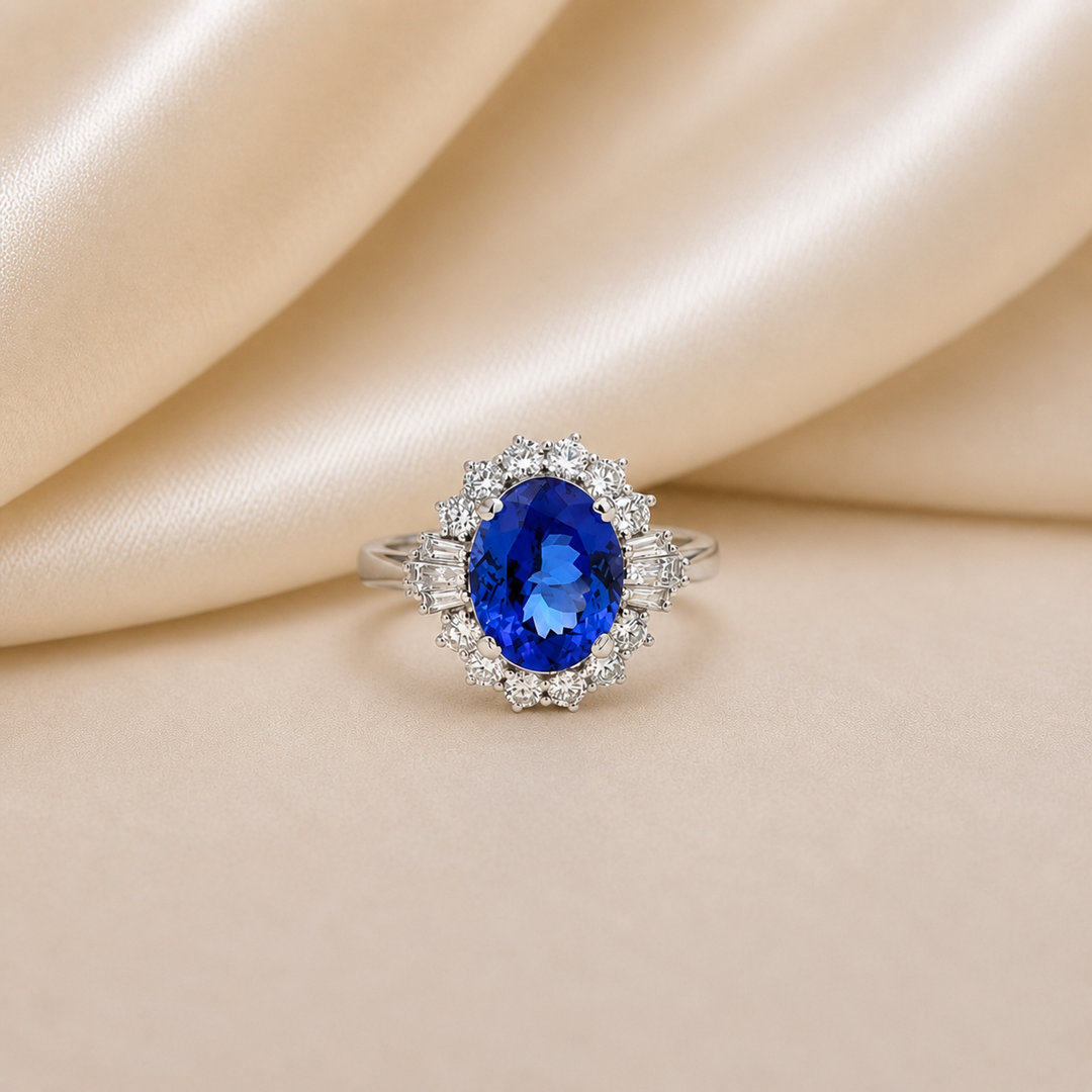 Azure Halo Ring